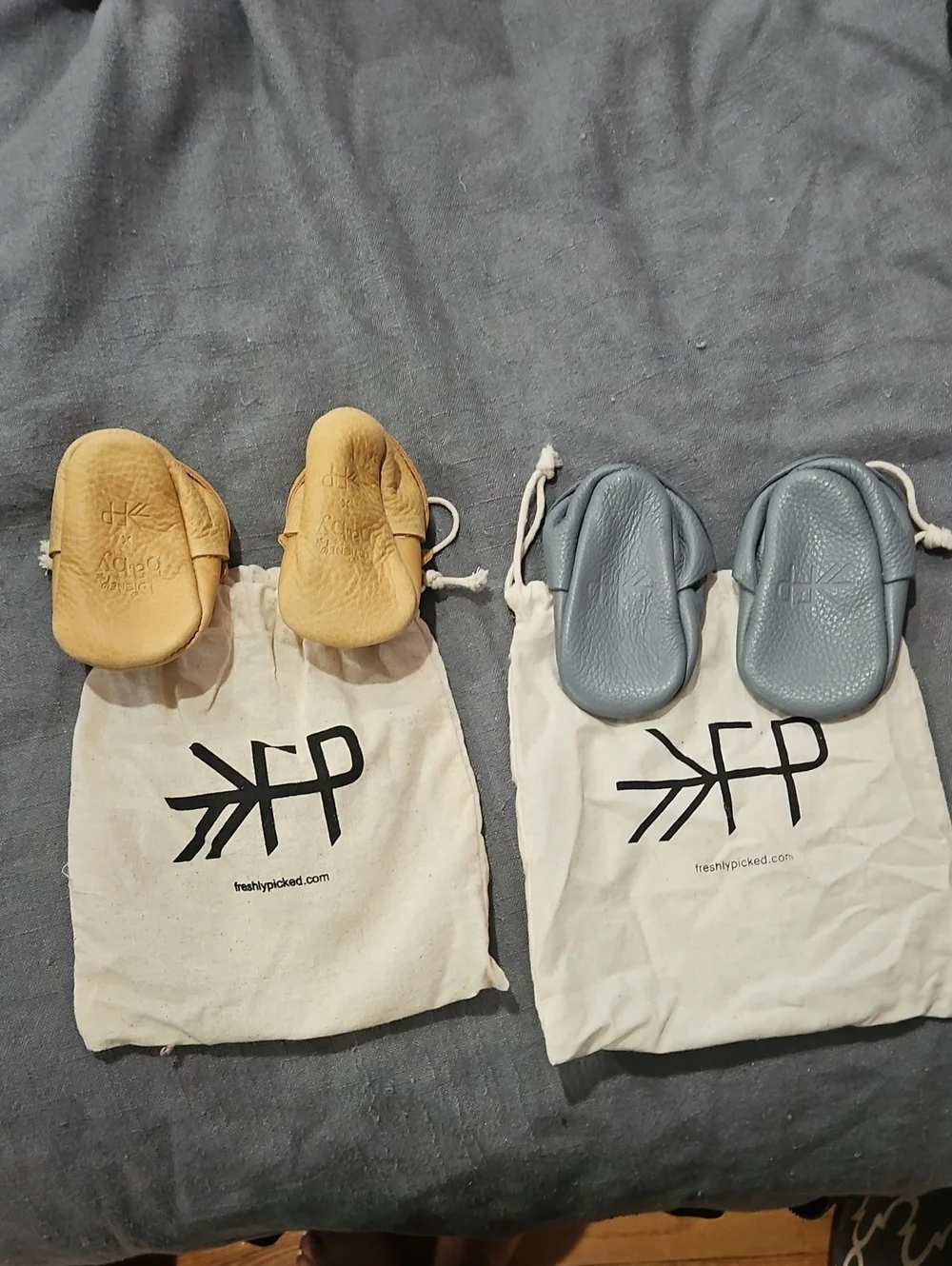 Freshly Picked Crib Shoes Unisex Size 1 And 2